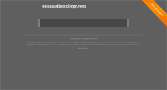 Desktop Screenshot of eslcanadiancollege.com